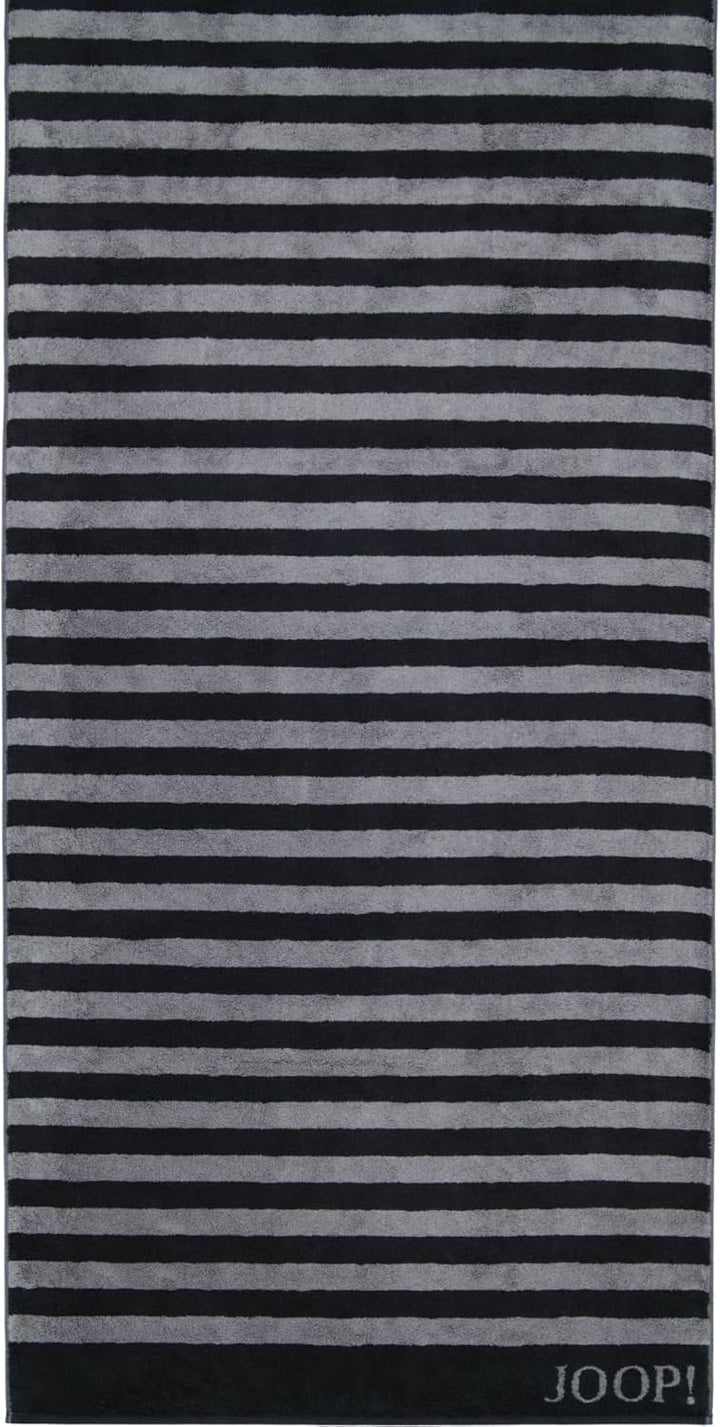 Joop! Handtücher Classic Stripes 1610 schwarz - 90 Saunatuch 80x200 cm Saunatuch 80x200 cm Schwarz -