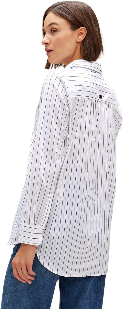 Street One Damen Office Longbluse 38 Weiss, 38 Weiss
