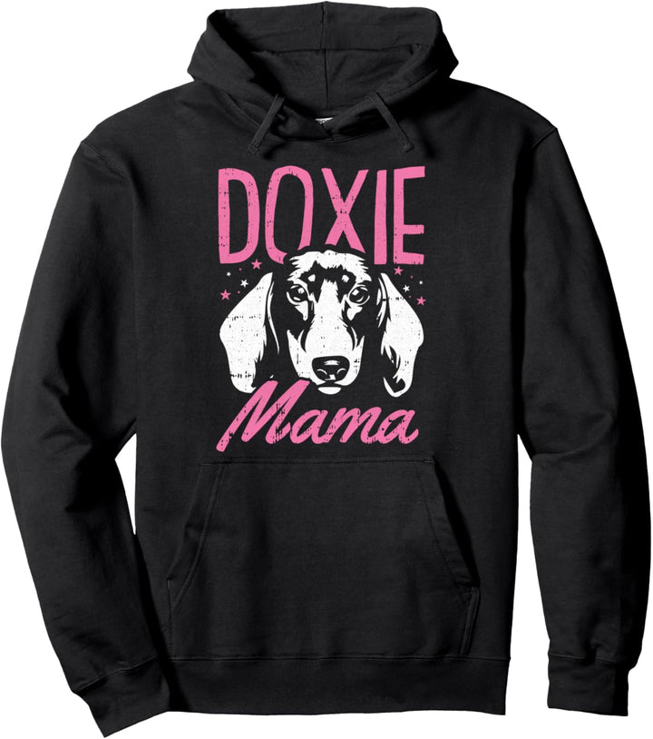 Doxie Mama Mother's Day Cute Dachshund Dog Pet Lover Mom Pullover Hoodie