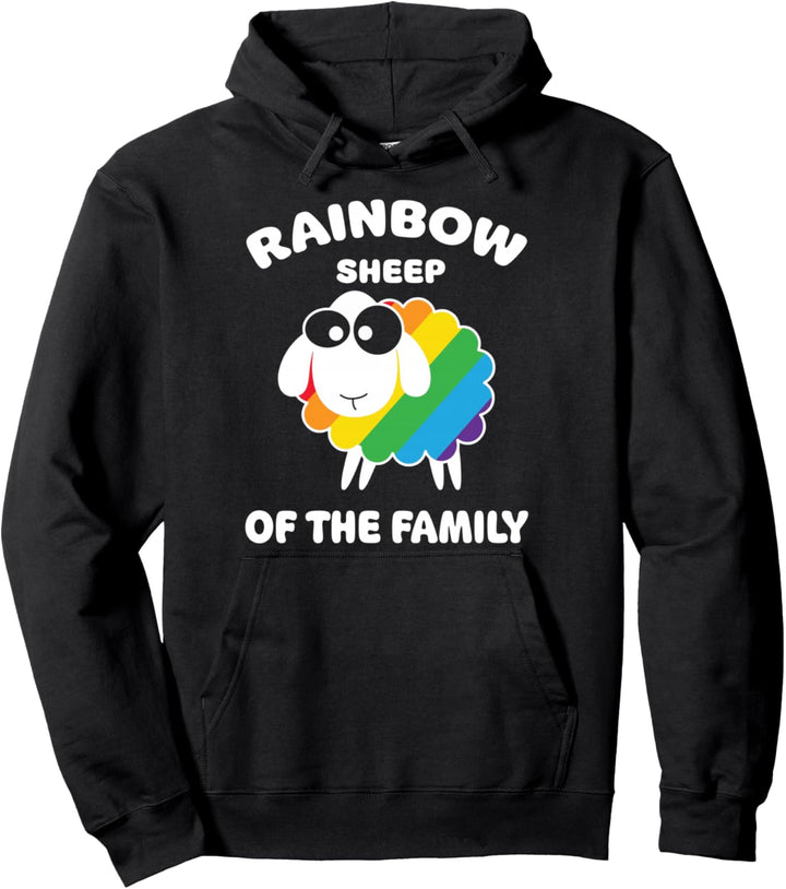 Rainbow Sheep Of The Family Pride LGBT Pride Gay Homo Pride Pullover Hoodie