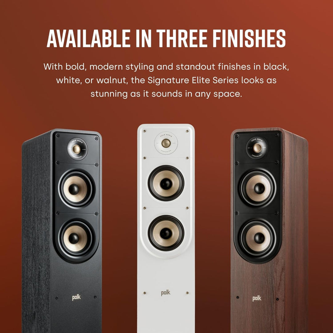 Polk Audio Signature Elite ES50 hochauflösender HiFi Standlautsprecher fürs Heimkino, Hi-Res zertifi