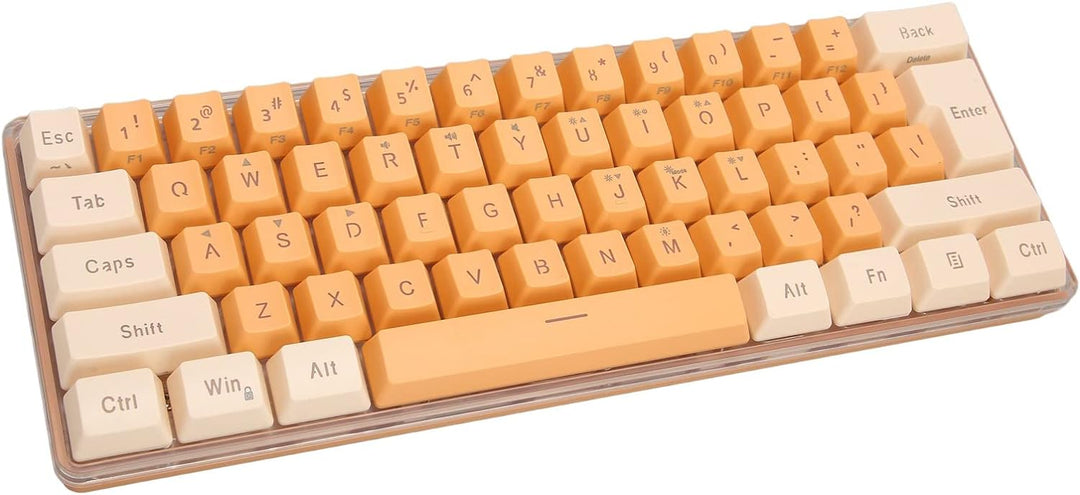 60% Kabelgebundene Gaming-Tastatur, 61 Tasten RGB-Tastatur für PC, Kabelgebundene Kompakte PC-Tastat