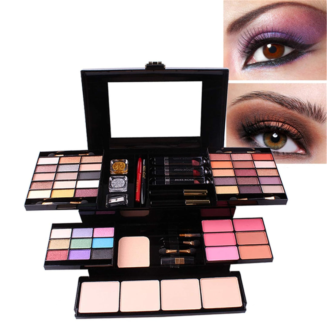 FantasyDay 54 Farben Multifunktions Exquisite Kosmetik Geschenkset Makeup Schmink Kit für Gesicht, A
