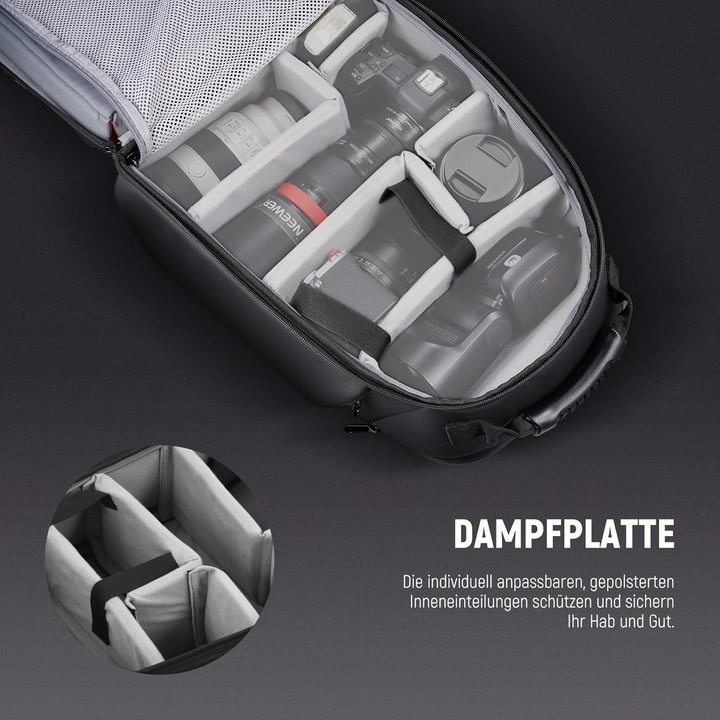 NEEWER Basics Kameratasche für Fotografen, Wasserdichter Digitalkamera Rucksack, stossfestes grosse