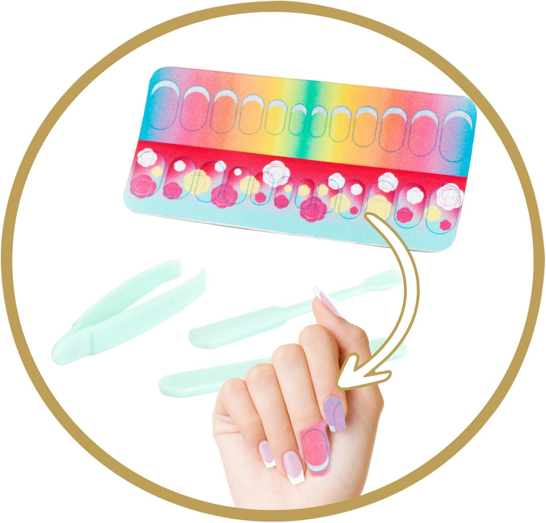 Theo Klein 5220 Frisierkoffer und Nagelstudio I Mit vielen Beauty-Accessoires für Hände und Haare I