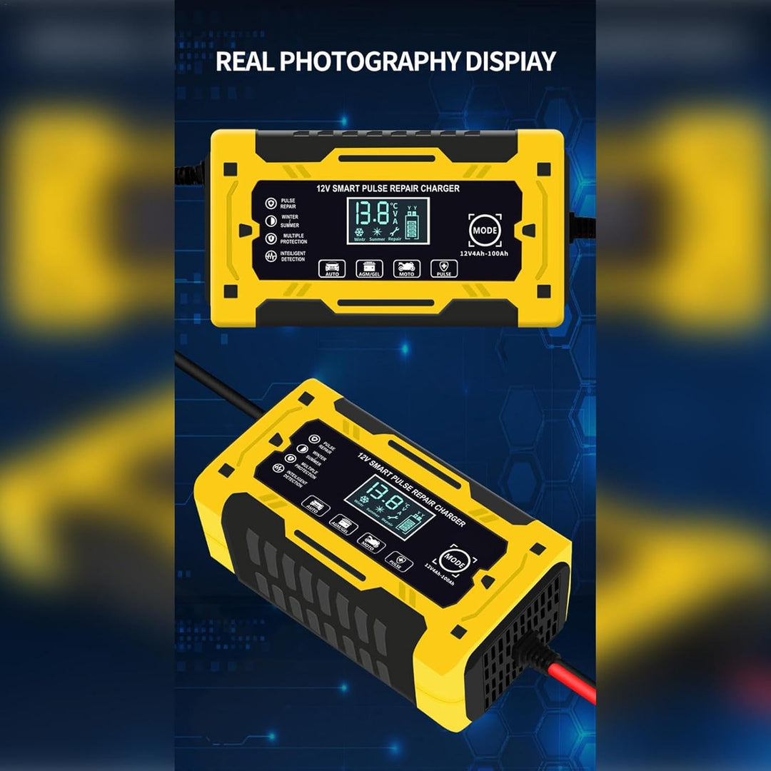 12-V-Batterieladegerät, 12-V-Batterieladegerät für Kraftfahrzeuge | Kfz-Ladegerät 6A 12V Batterielad