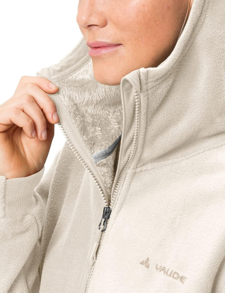 VAUDE Damen Women's Neyland Fleece Hoody Jacke 36 Ecru, 36 Ecru