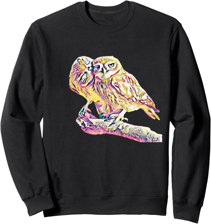 Eule Motiv Raubvogel Sweatshirt