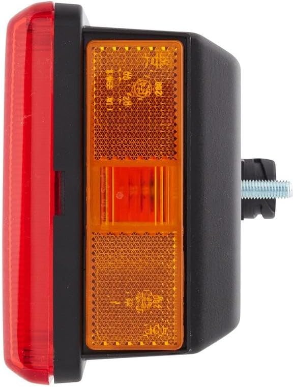 HELLA - Heckleuchte - Glühlampe - 24V - Anbau/geschraubt - Lichtscheibenfarbe: mehrfarbig - Stecker: