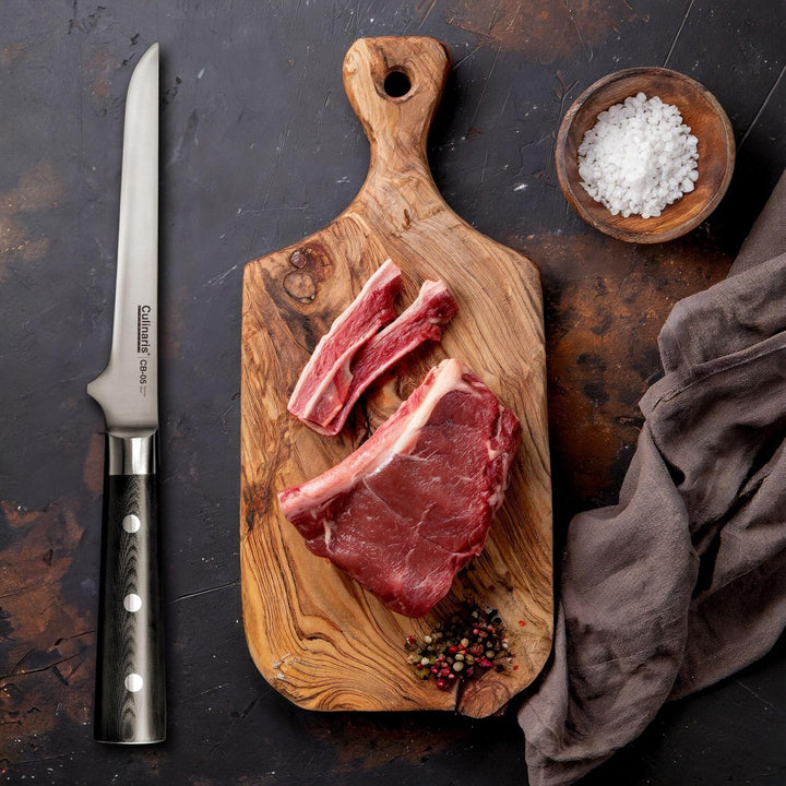 Culinaris Ausbeinmesser, Klingenlänge 16 cm aus hochwertigem Deutschen Edelstahl. Profi Fleischmesse