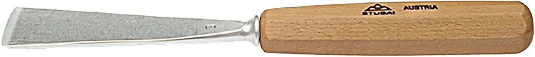 STUBAI Gerades Flacheisen Form 3 | 40 mm Klingenbreite | einseitig geschliffen | langes Heft 145 mm