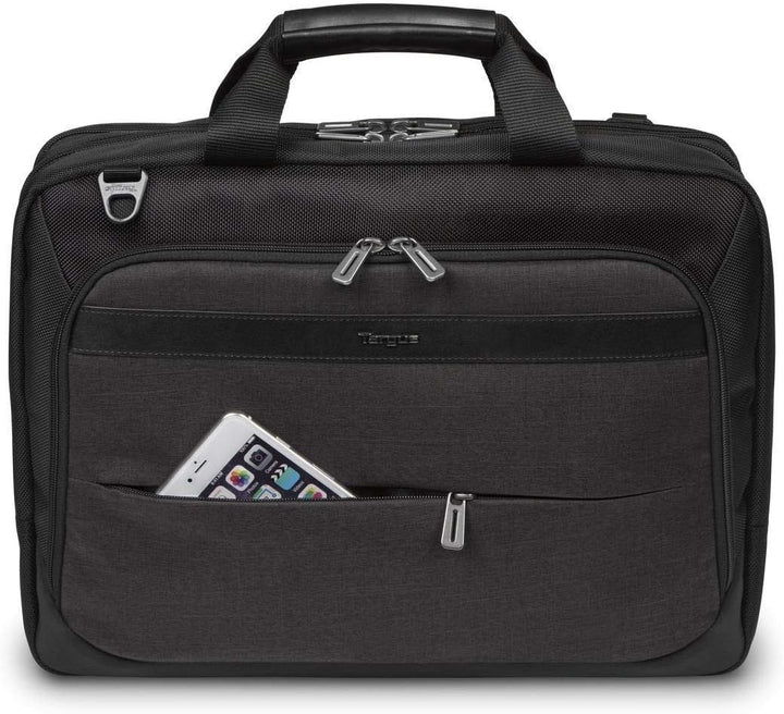Targus TBT915EU CitySmart 14-15,6" High Capacity Topload Notebooktasche – Schwarz/Grau Toplader Hohe
