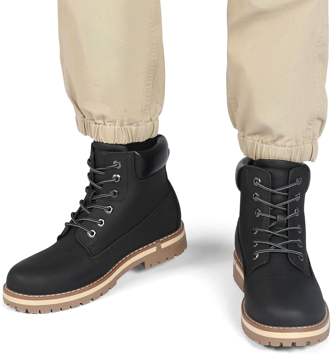 Bruno Marc Winterschuhe Herren Winterstiefel Jungs Warm Gefüttert Schneestiefeletten Kurzschaft Arbe
