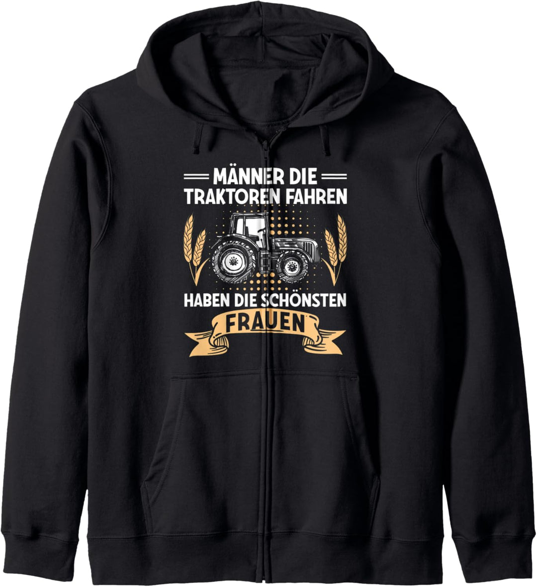 Landwirt Männer Die Traktor Fahren Schönsten Frauen Bauer Kapuzenjacke