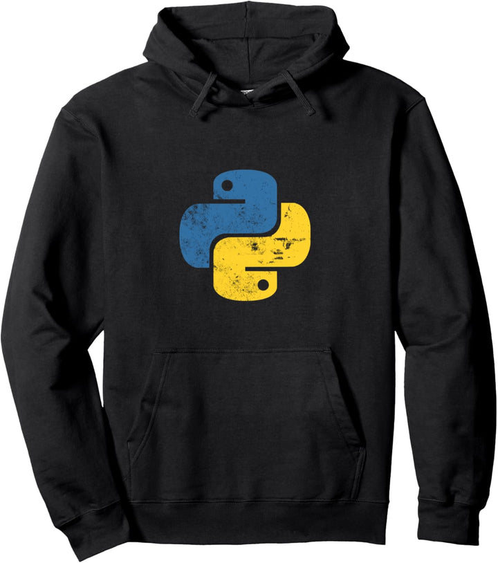Python Logo für Programmierer Pullover Hoodie