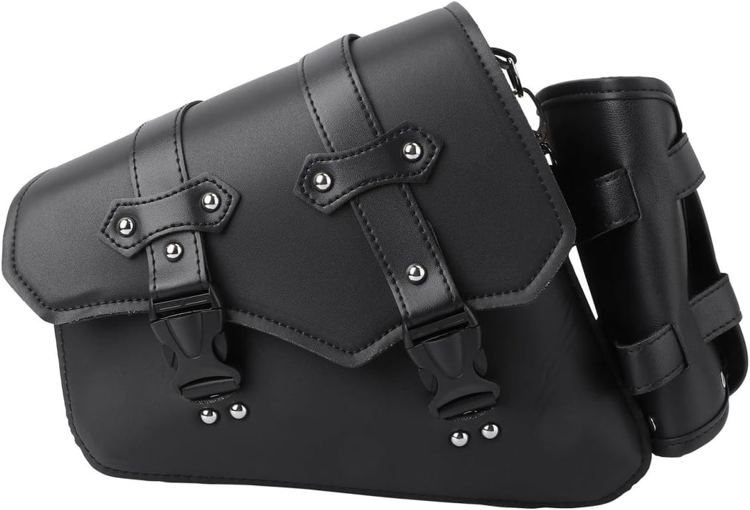 BESPORTBLE Motorradtasche Seitentasche Links Satteltasche PU Leder Wasserdicht Motorräder Gepäckträg