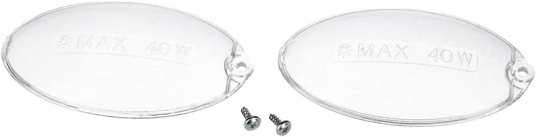 easyPART Kompatibel/Ersatz für smeg 692831966 Lampenabdeckung Set für Dunstabzugshaube 2Stk