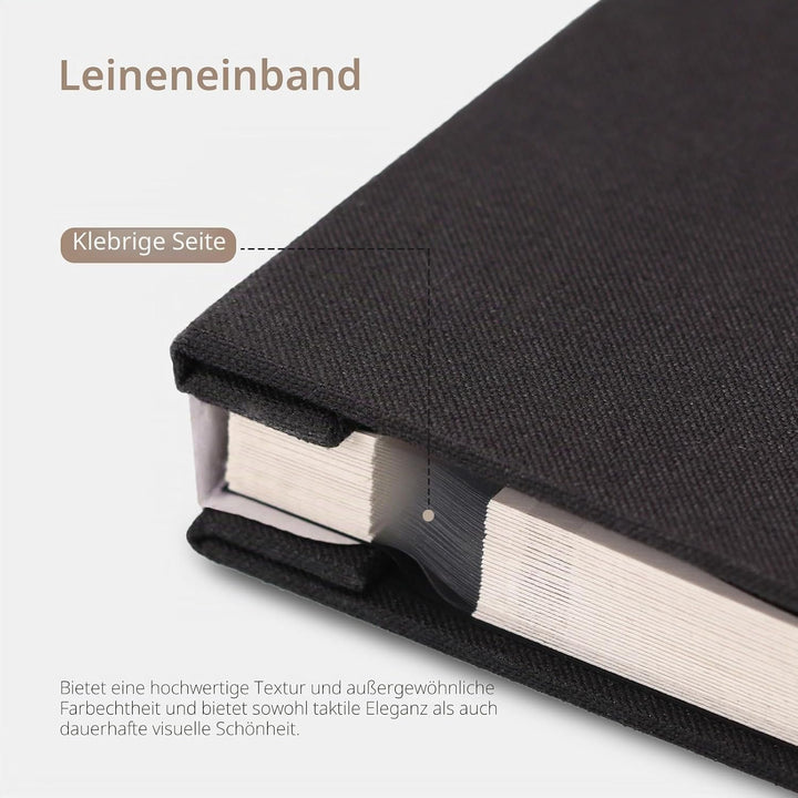 Vienrose Fotoalbum, selbstklebend, 10,2 x 15,2 cm, 12,7 x 17,8 cm, 21,6 x 27,9 cm, Scrapbook mit Met