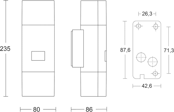 Steinel LED Aussenleuchte L 910 S silber, Wandleuchte LED mit 180° Infrarot Bewegungsmelder, 12m Rei