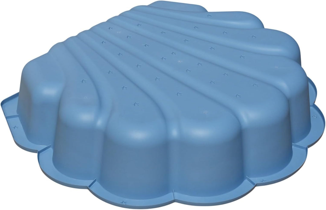 TikTakToo Sand & und Wassermuschel I Sandkasten ohne Abdeckung (1-teilig) (Pastell blau Sterne), Pas