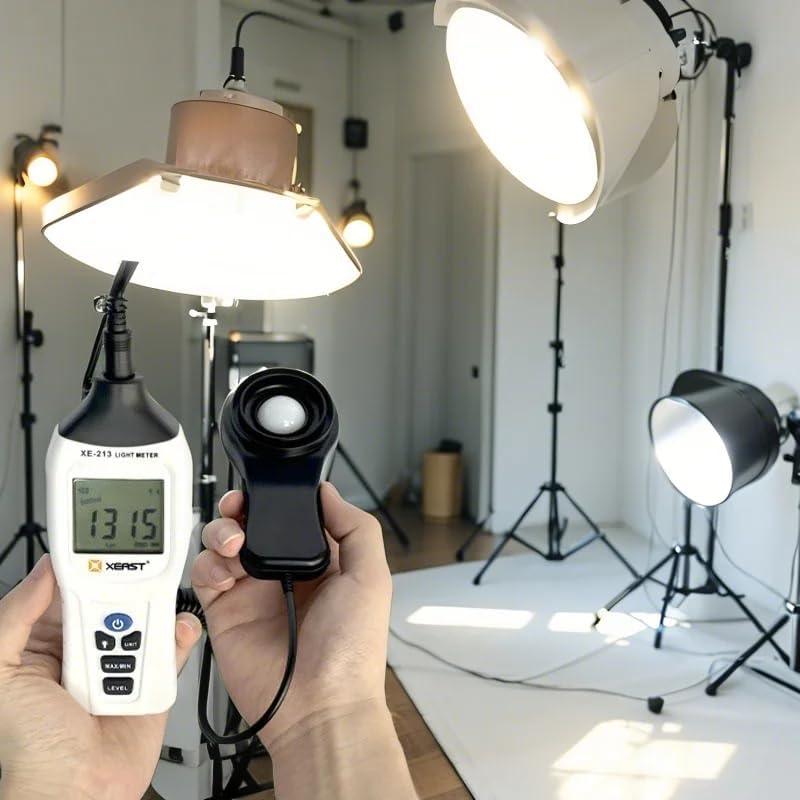 New Digital Luxmeter Tragbare Belichtungsmesser Fotografie 400K Lux Tester LCD Flash Photo, Fotometr