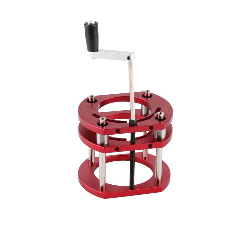 Frästisch-Hebesystem Oberfräserheber Router Lift 4-Klemm-Fräser-Hebebasis mit Griff für 64-mm- Bis 6