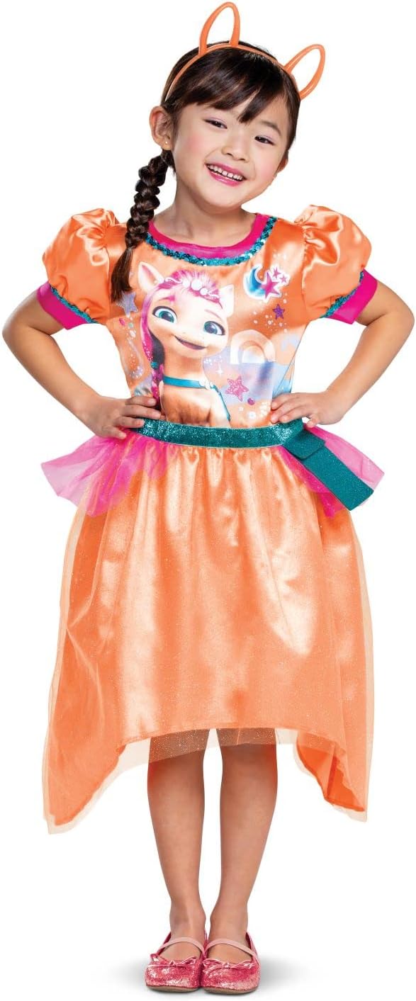 DISGUISE My Little Pony A New Generation Fancy Dress Costume Sunny Starscout for Kids Size Small