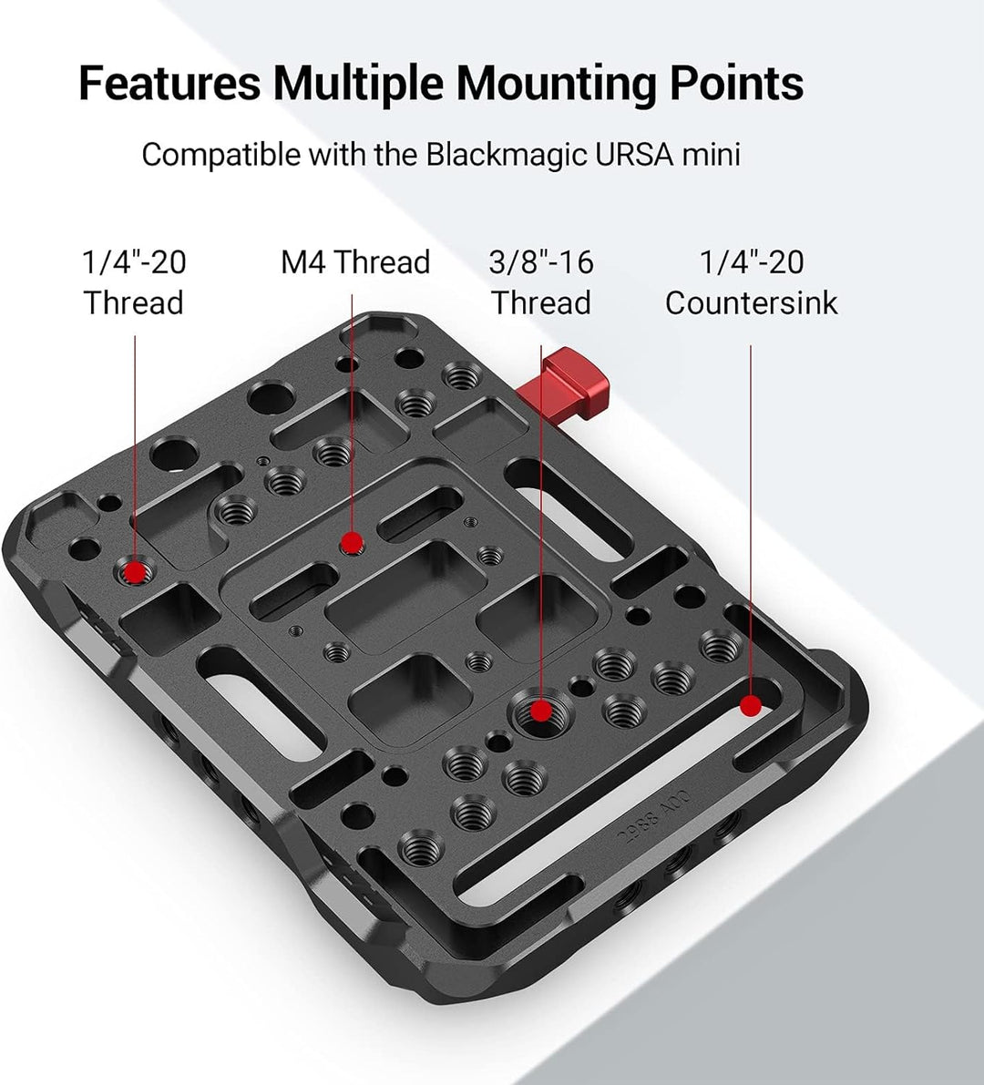SMALLRIG V Mount Batterieplatte Baterry Plate mit verstellbarem Arm - 2991