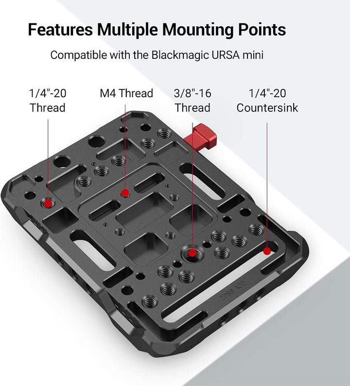 SMALLRIG V Mount Batterieplatte Baterry Plate mit verstellbarem Arm - 2991