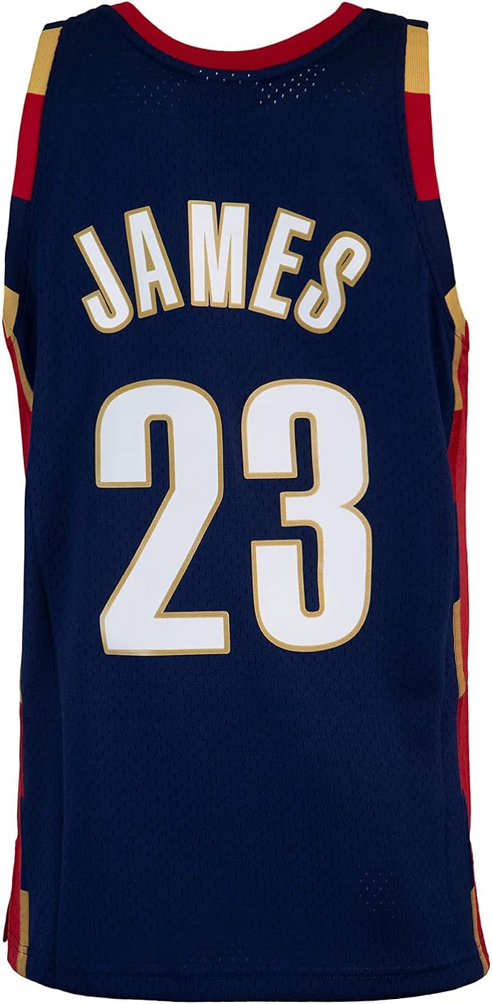 Mitchell & Ness Swingman LeBron James Cleveland Cavaliers 08/09 Trikot L Navy, L Navy