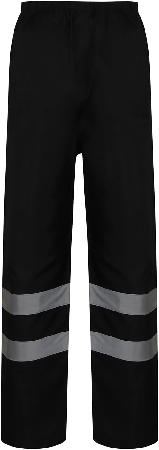 FAIRY TRENDZ LTD Herren-Regenhose, hohe Sichtbarkeit, wasserdicht, reflektierend, für die Arbeit, Si
