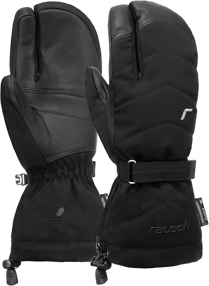 Reusch Damen Nadia R-tex Xt 3-fingerhandschuh Daunenisolation wasserdichte Membran Sehr Warme Skihan