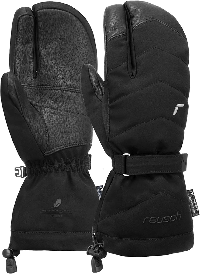 Reusch Damen Nadia R-tex Xt 3-fingerhandschuh Daunenisolation wasserdichte Membran Sehr Warme Skihan