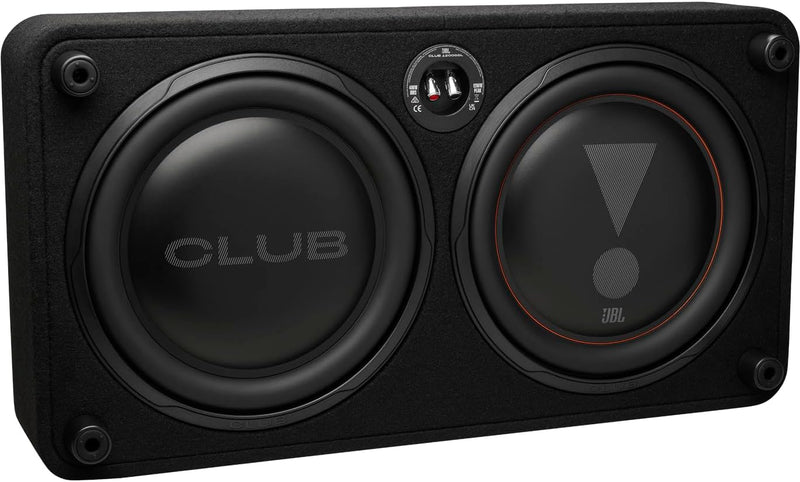 JBL Club 1200SSL 12” Passiv Subwoofer Auto Set, Down-Firing Geschlossenes Flachgehäuse mit Passivmem