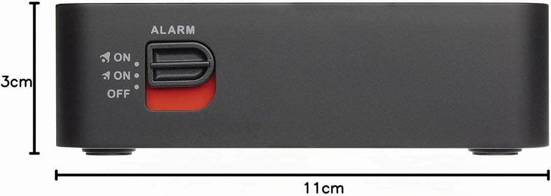 TFA Dostmann Digital Wecker Easy-Charge Wireless, 60.2030.01, mit kabelloser Qi Ladestation, Farbdis