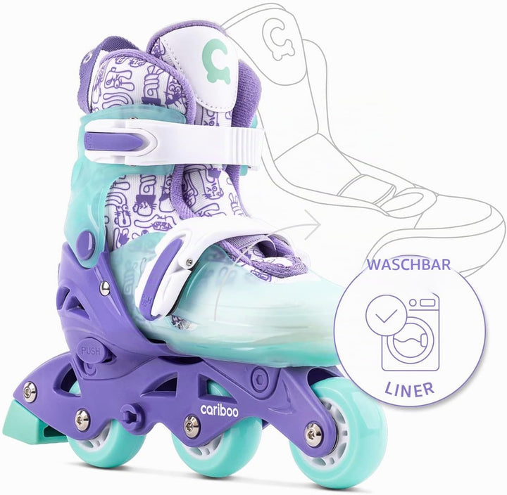 Cariboo Step One Inliner Für Kinder Rollschuhe Lernrollschuhe Kinder Inline Skates Verstellbar Rolle