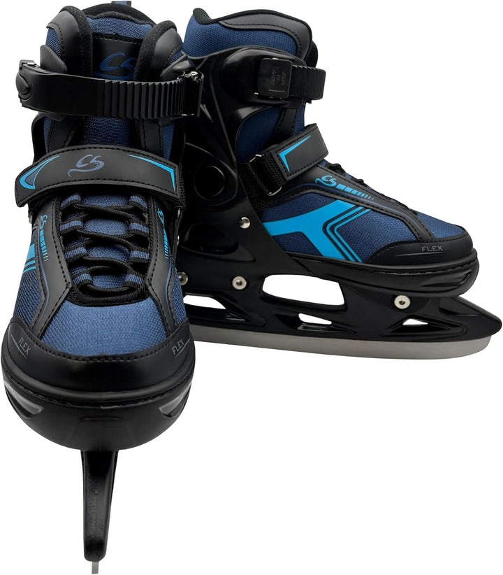Cox Swain verstellbare Schlittschuhe Polar, Eislaufschuhe für Kinder, Jugendliche und Erwachsene bis