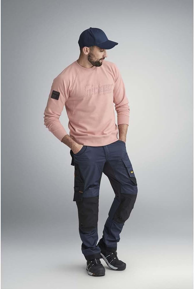 Snickers Workwear Unisex Pantalones Elásticos Azul Marino-Negro Talla AllroundWork Elastische Hose,