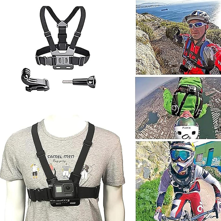 Action Kamera Zubehör Brustgurthalterung Stirnband Halterung Saugnapf Halterung Suction Cup Mount Ko