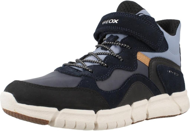 Geox Jungen J Flexyper Boy B ABX Ankle Boot, Navy Lt Blue