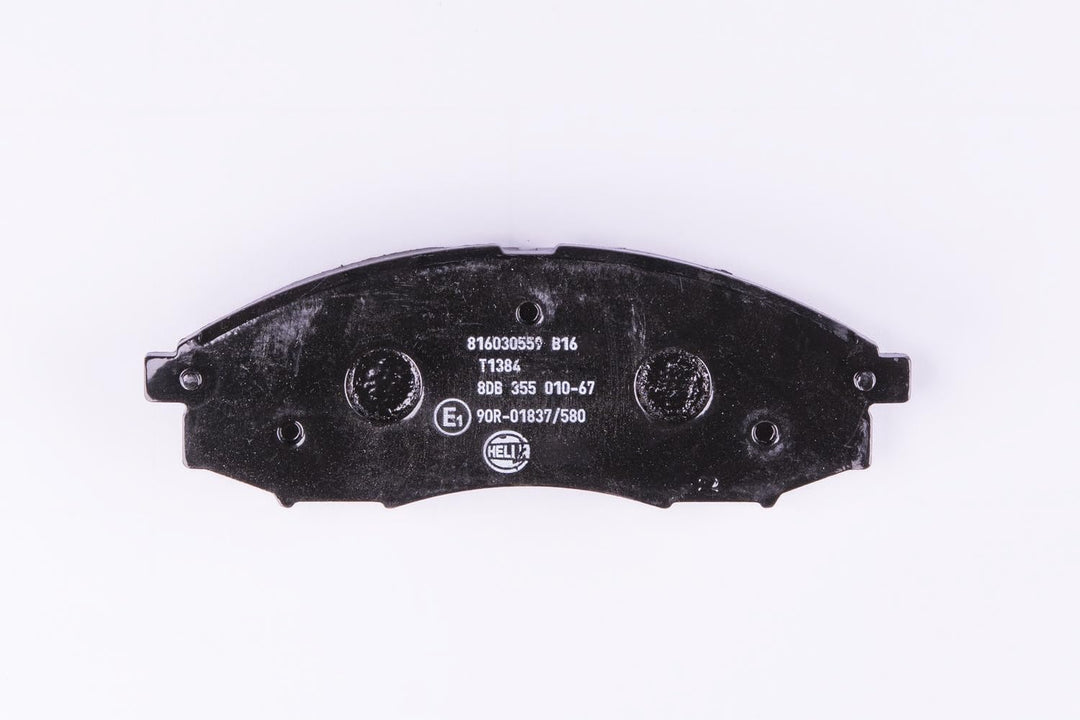 HELLA PAGID 8DB 355 010-671 Bremsbelagsatz - T1384 - Dicke/Stärke: 17mm - Bremssystem: Akebono - mit