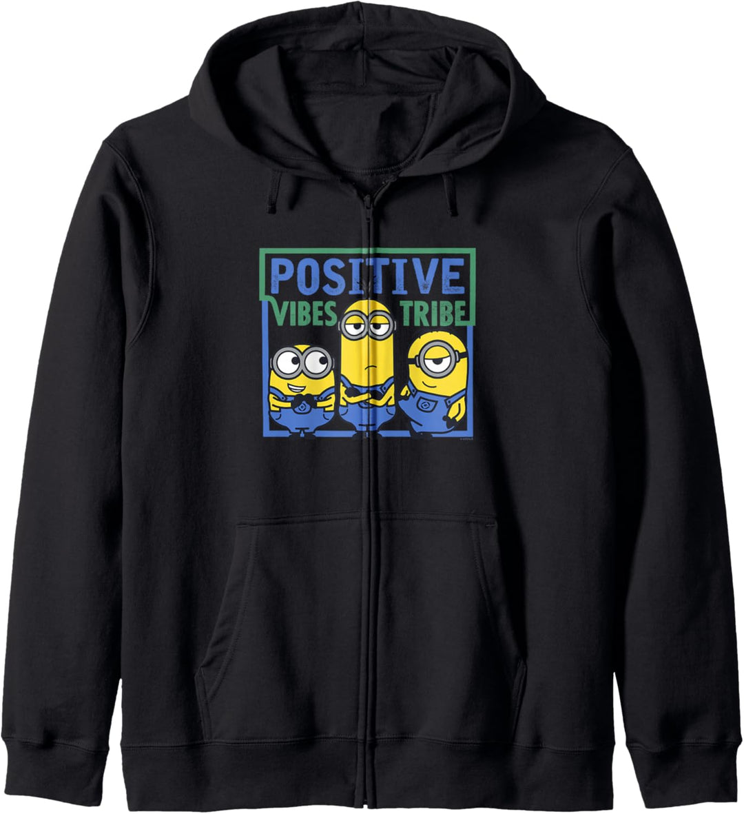 Minions Positive Vibes Tribe Group Shot Kapuzenjacke