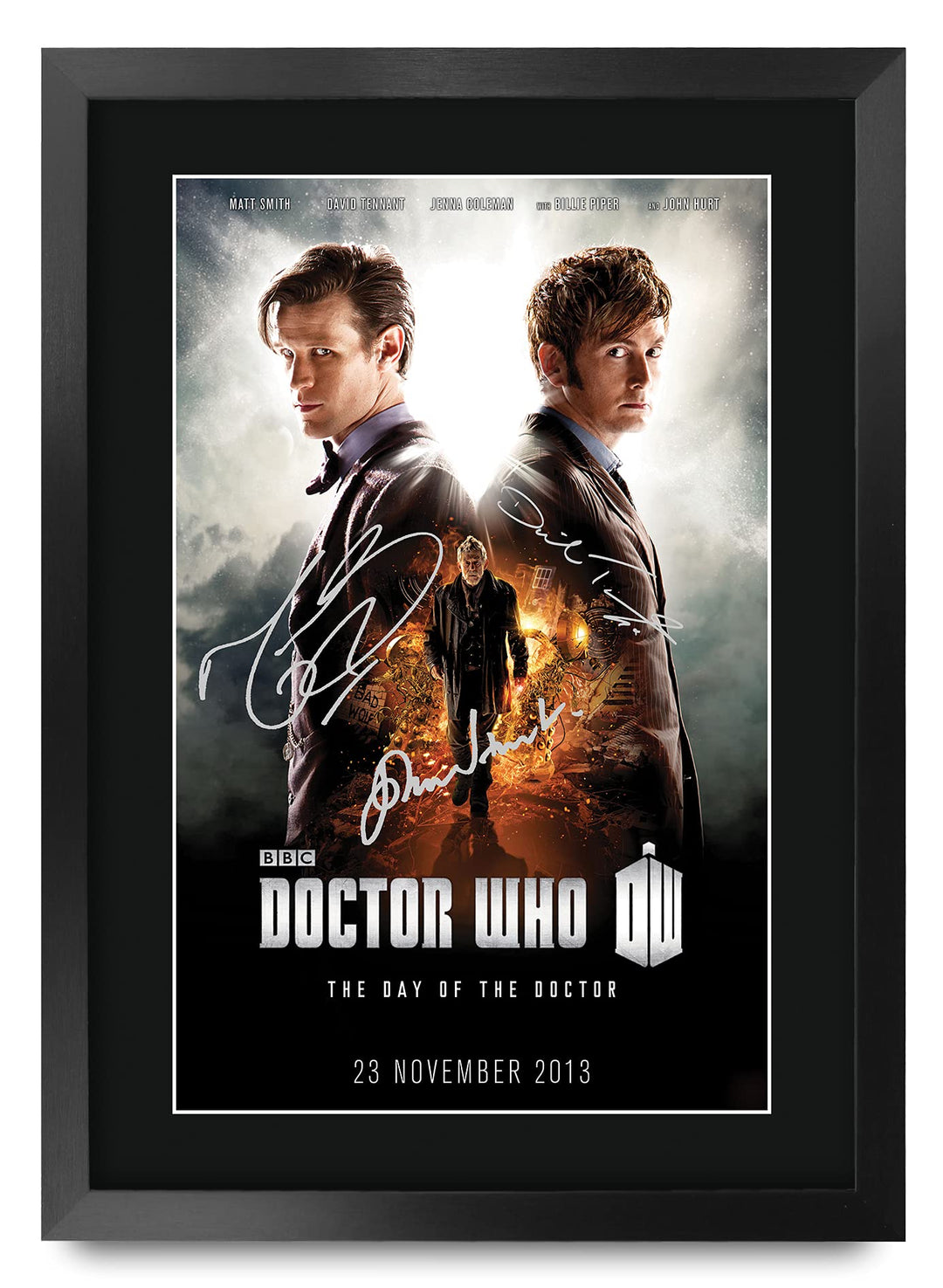 HWC Trading A3 FR Dr Who - Day Of The Doctor TV-Serie Poster David Tennant Matt Smith John Hurt Gesc