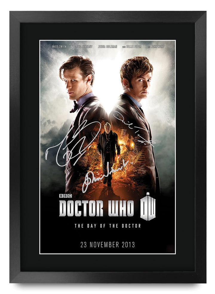 HWC Trading A3 FR Dr Who - Day Of The Doctor TV-Serie Poster David Tennant Matt Smith John Hurt Gesc