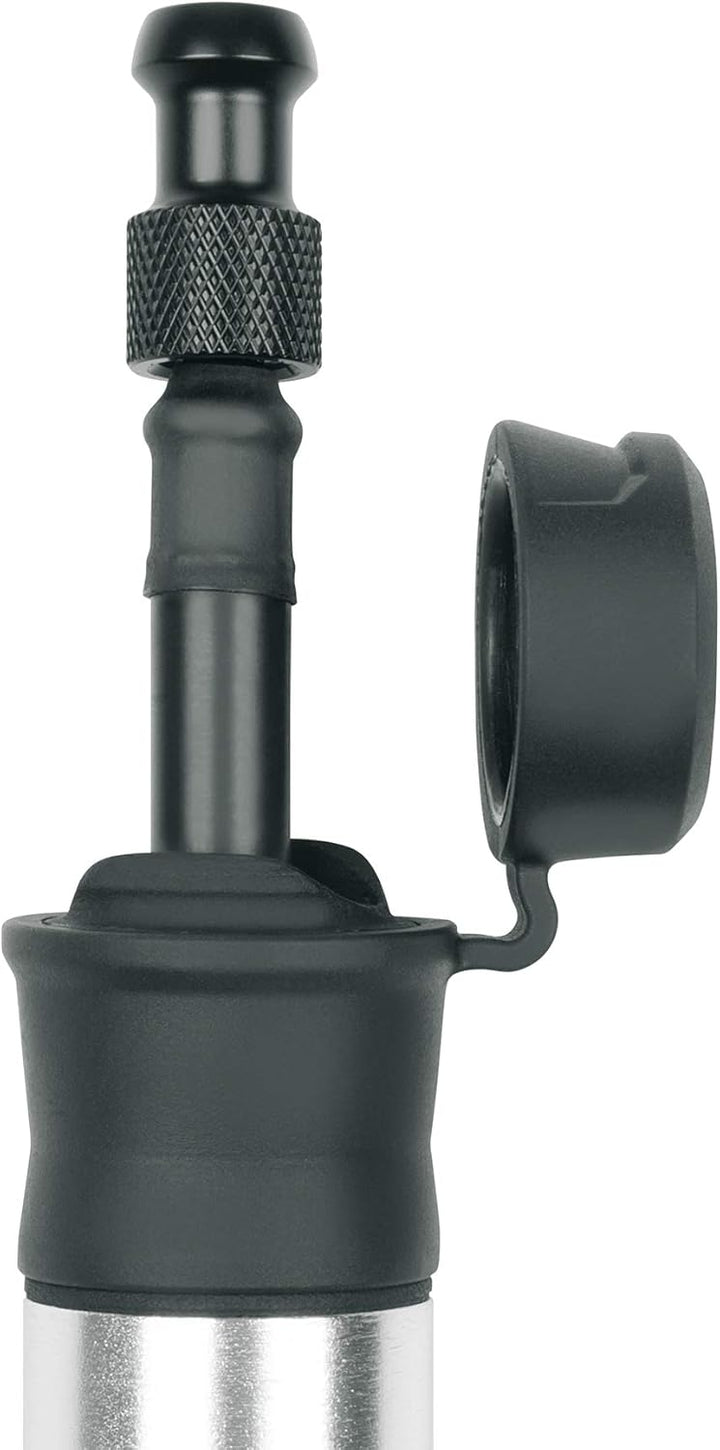 SKS GERMANY AIRFLEX Fahrradpumpe, Fahrradzubehör (Luftpumpe, Radzubehör mit Weichkomponenten-Griff,