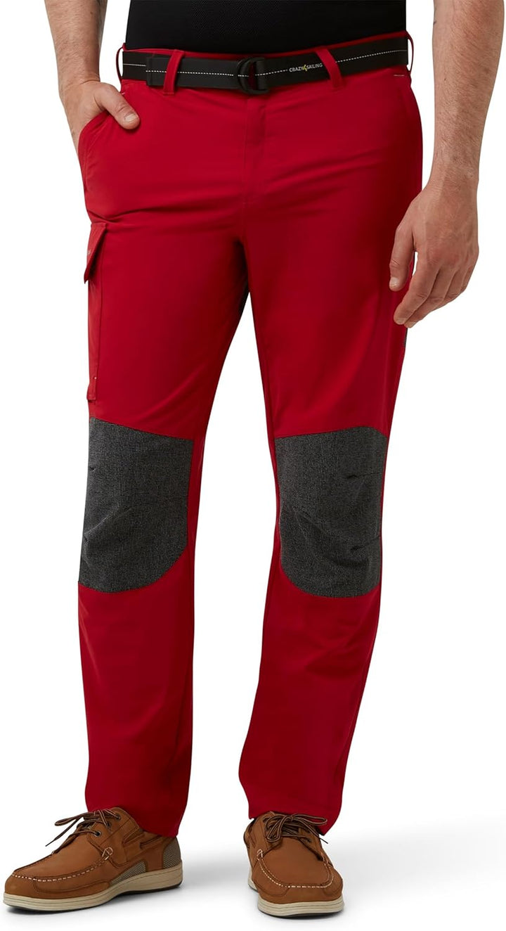 crazy4sailing Unisex Deck Segel-Bundhose – schnelltrocknend, 4‑Wege‑Stretch, UPF40+, verstärkte Knie
