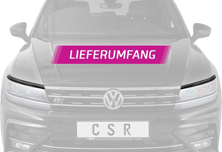 CSR-Automotive Scheinwerferblenden Kompatibel mit/Ersatz für VW Tiguan II (Typ AD1) SB286-G