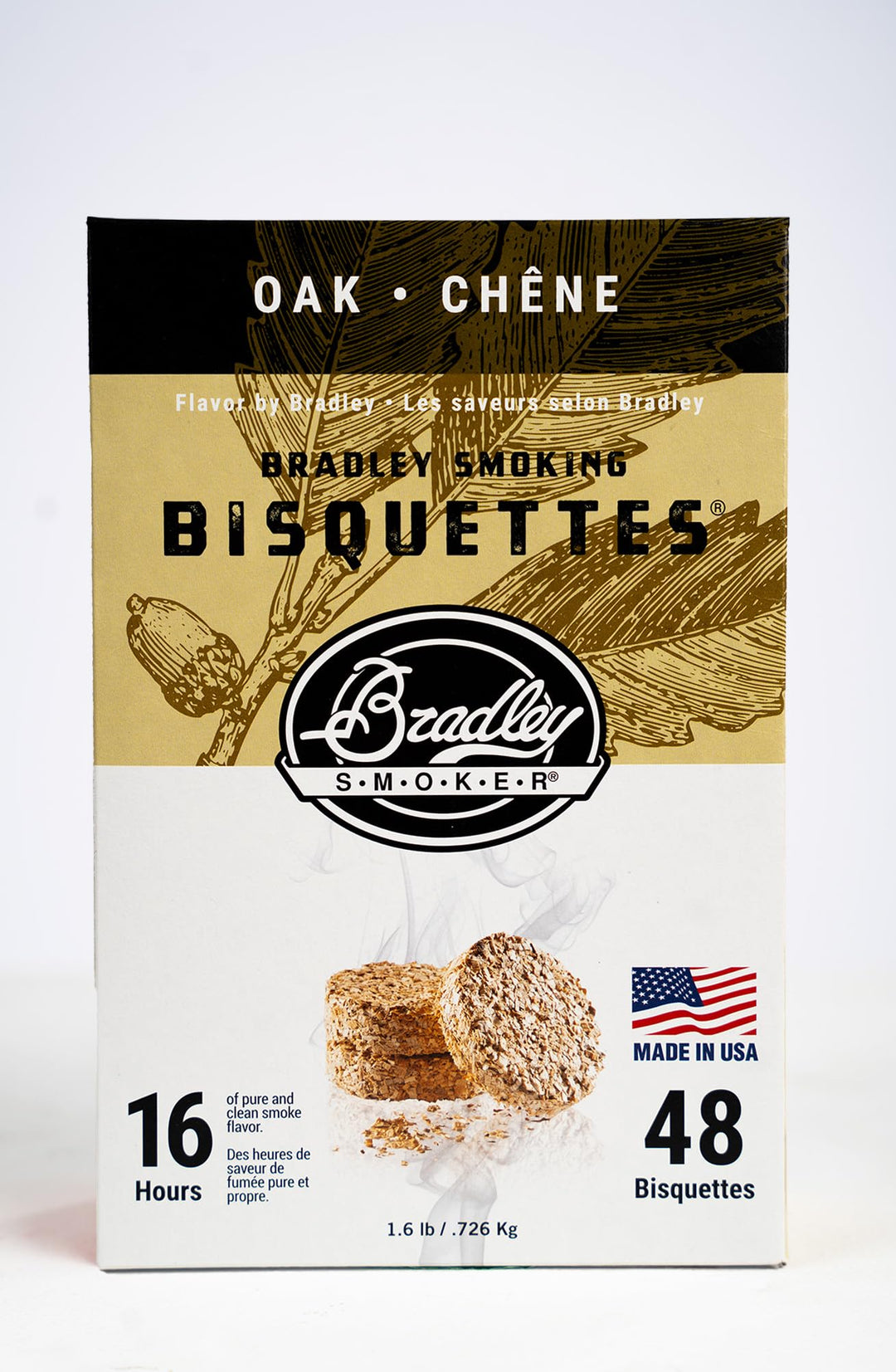 Bradley Smoker BTOK48 Eiche Bisquetten 48 Pack