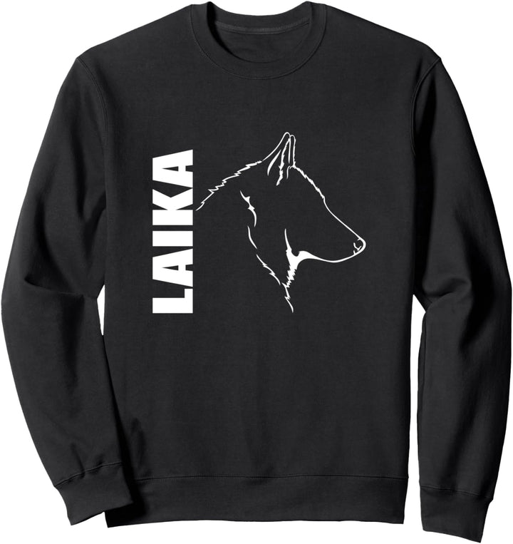 Sibirischer Laika Profil Hunderasse Team Hunde Sweatshirt