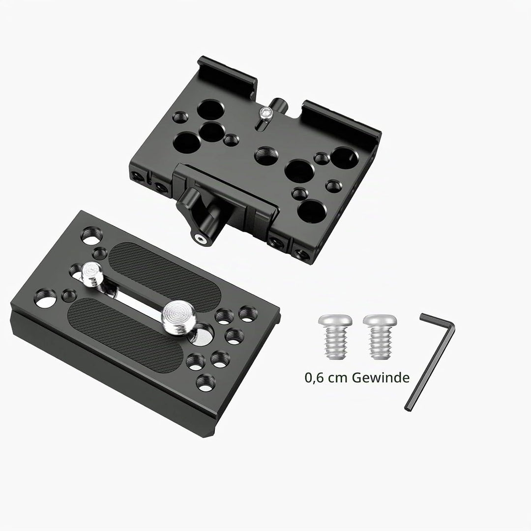 Quick Release Baseplate,NICEYRIG Kamera Schnellwechselplatte für Manfrotto 577 501 504 701 Für Stati